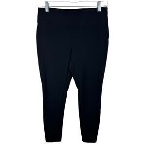 Bar‎ III Black Elastic Waist Stretchy Skinny Dressy Leggings Office Wear Chic M